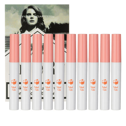 Creative Cigarette-Box-Style Matte Velvet Lipstick Set