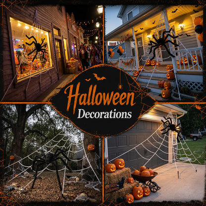 Halloween Decorations Spider Web Outdoor