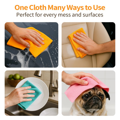 Two Volumes Tear Away Dish Cloths Rolls
