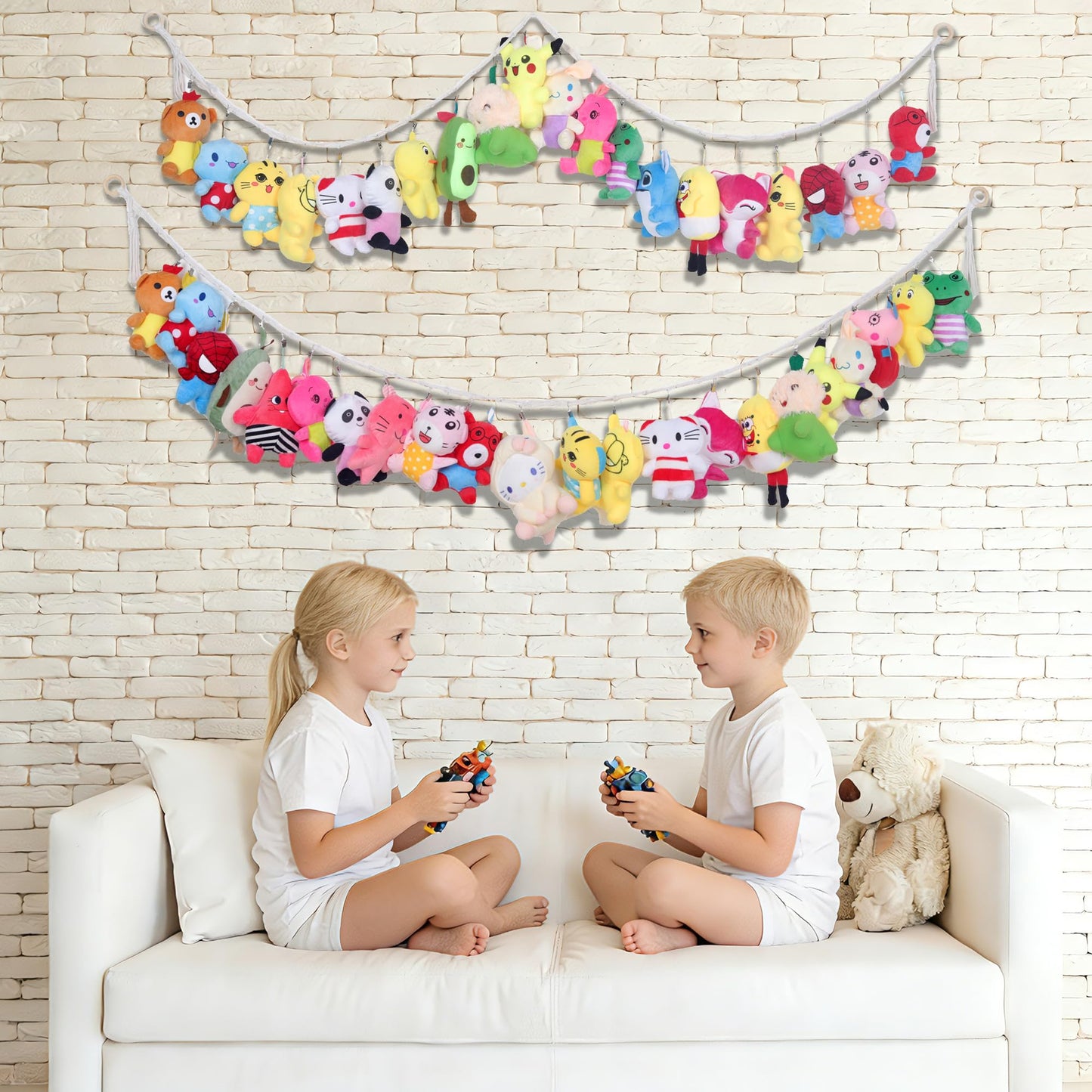 2 Pack Stuffed Animal Organizer Chain