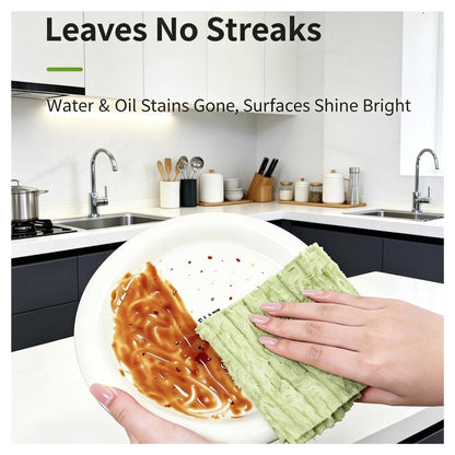 Tearable Plush Cleaning Cloth Roll