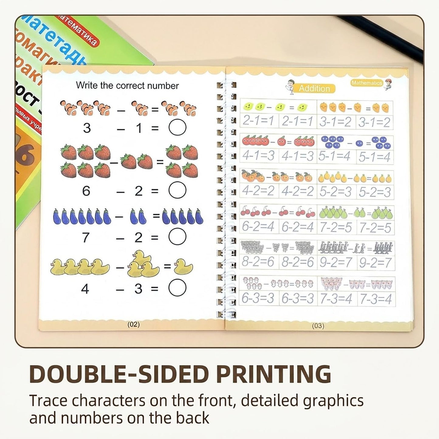 5 Reusable Magic Writing Book