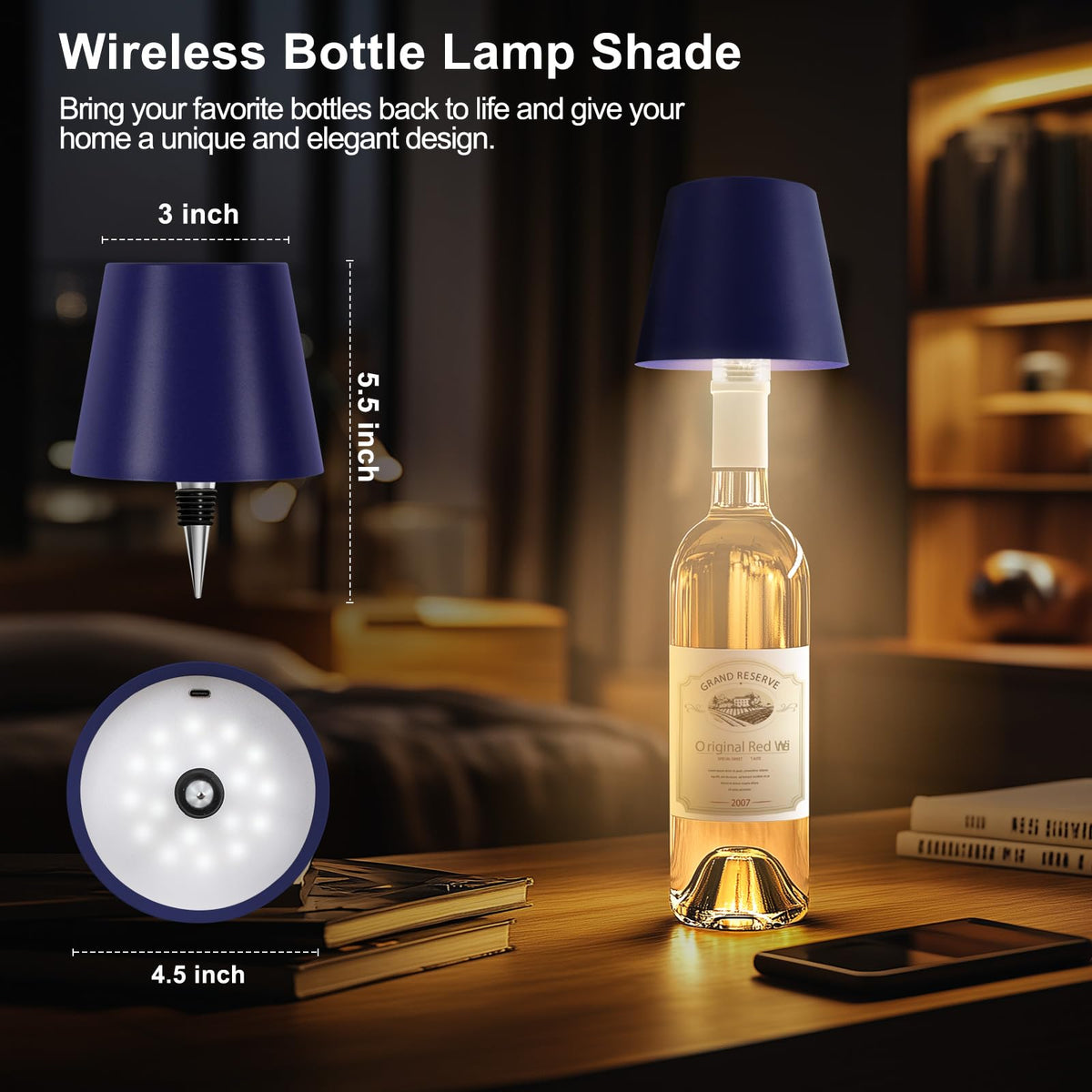 Wireless Bottle Lamp