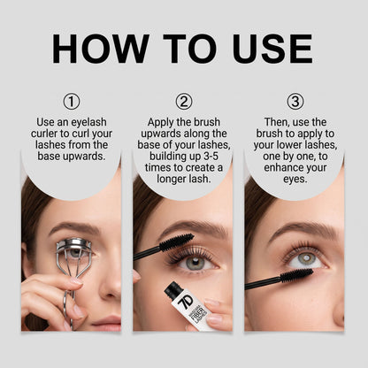 7D Silk Fiber Black Eyelashes Mascara - Mascara Volume and Length-12ML
