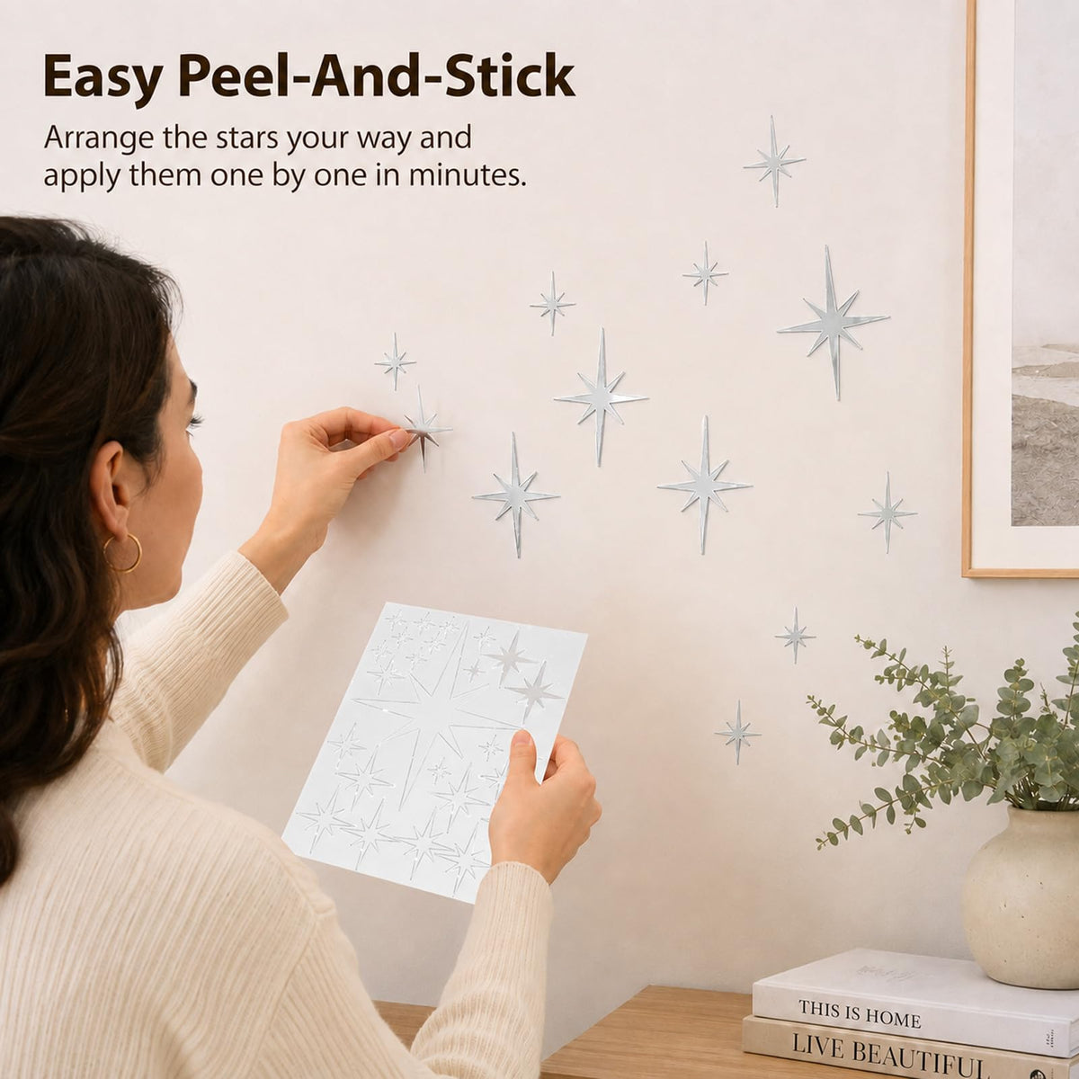 Star 3D Acrylic Decals