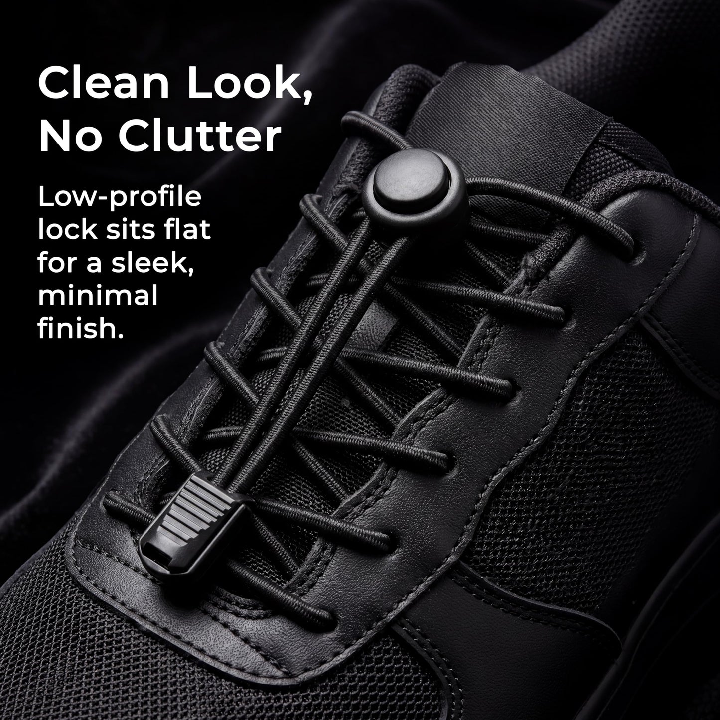 Bread Tie-Free Round Shoelaces with Clips