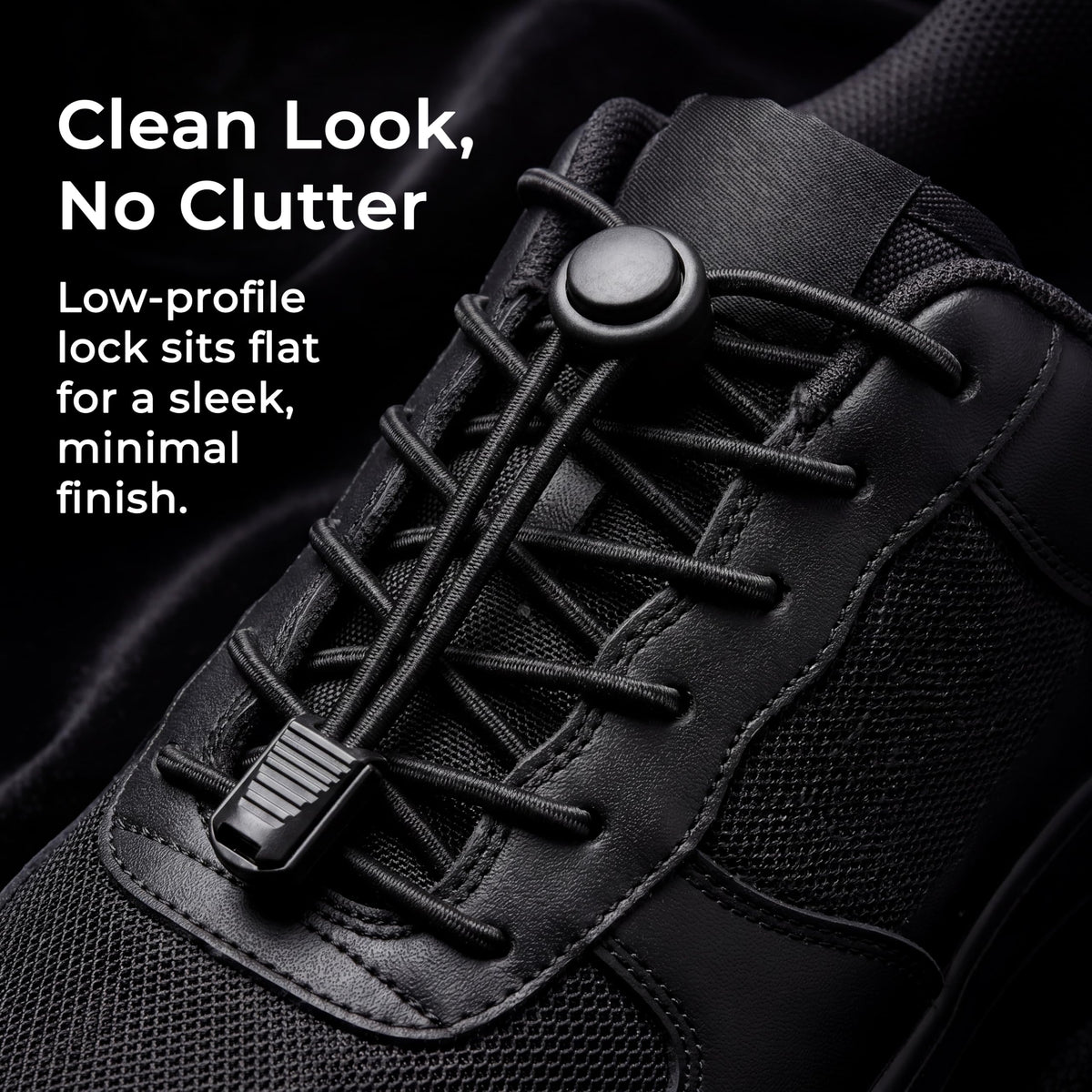 Bread Tie-Free Round Shoelaces with Clips