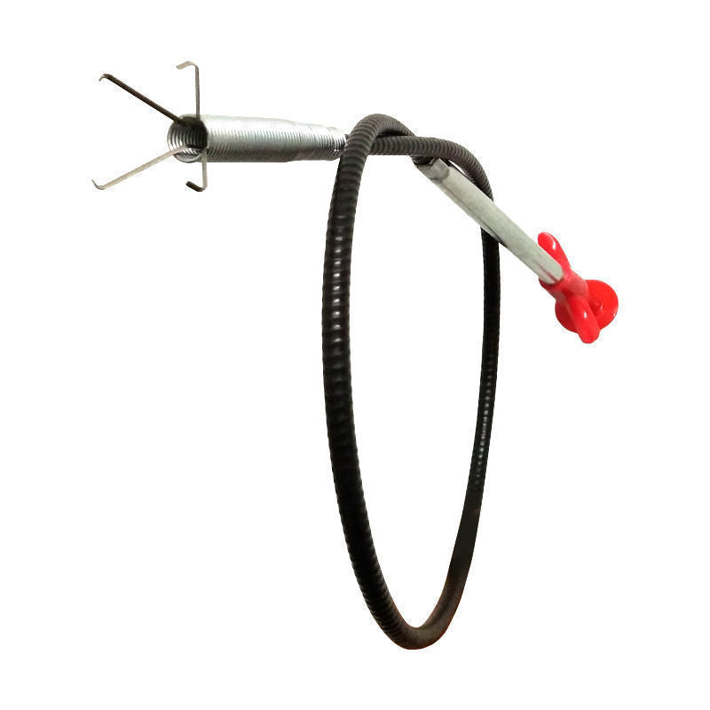 3-Meter Drain Cleaner - With Round Knob And Four-Jaw Clamp