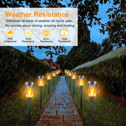 Solar Torch Flame Lights