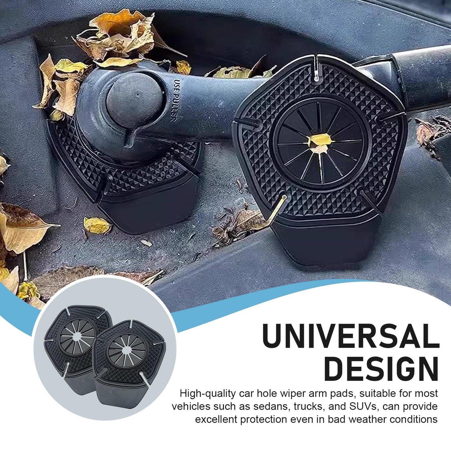 6 PCS Car Wiper Hole Protection Pad