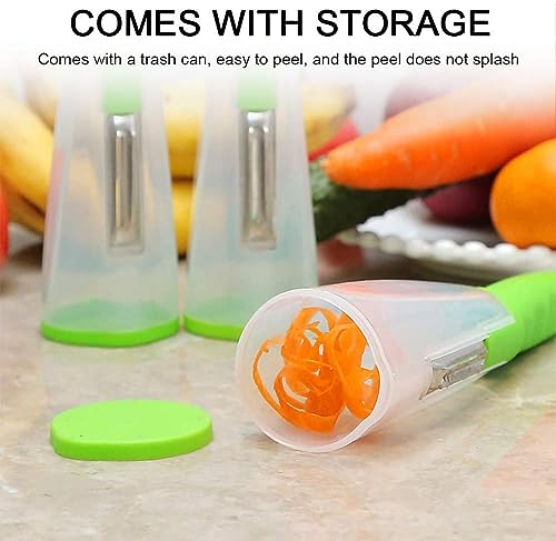 Vegetable Peeler Fruit Peeler with Container Stainless