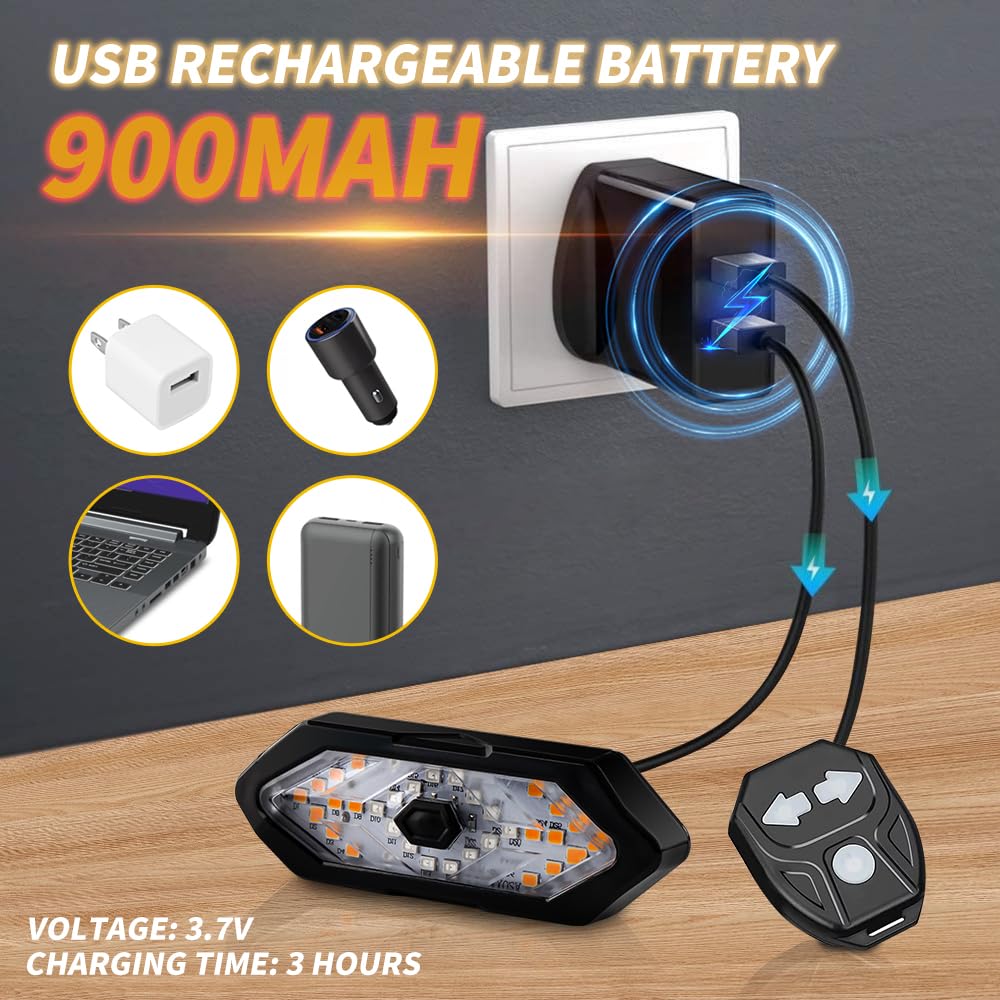 Bike Tail Light with Turn Signals