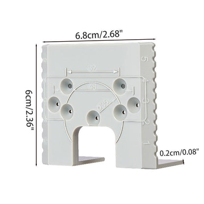6 Pcs Magnetic Cabinet Door Hinge Spacer with Scale