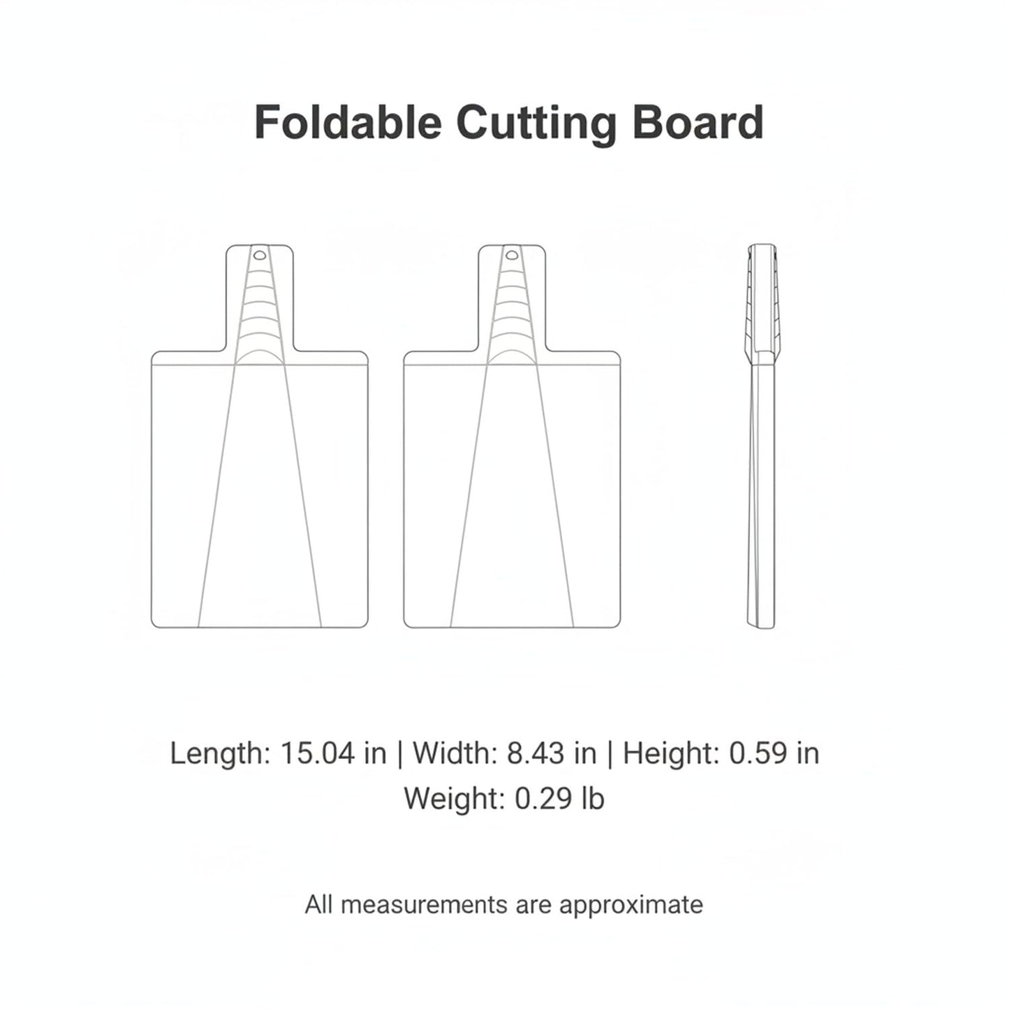 Cutting Boards Portable Foldable Chopping Board Food Grade