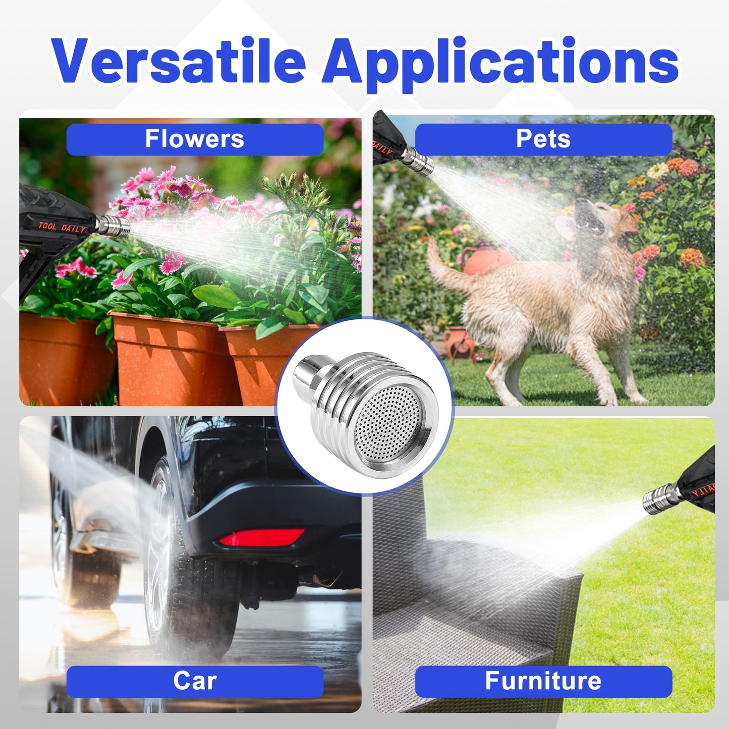 Pressure Washer Nozzle Tips for Soft Wash