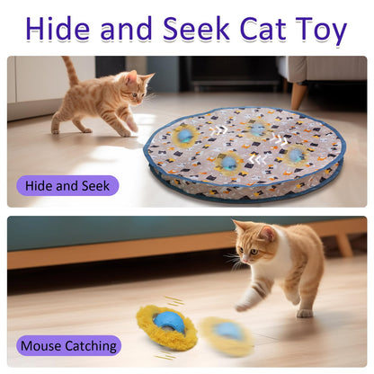 2-in-1 Cat Hunting Set: Hunting Cover & Hunting Ball
