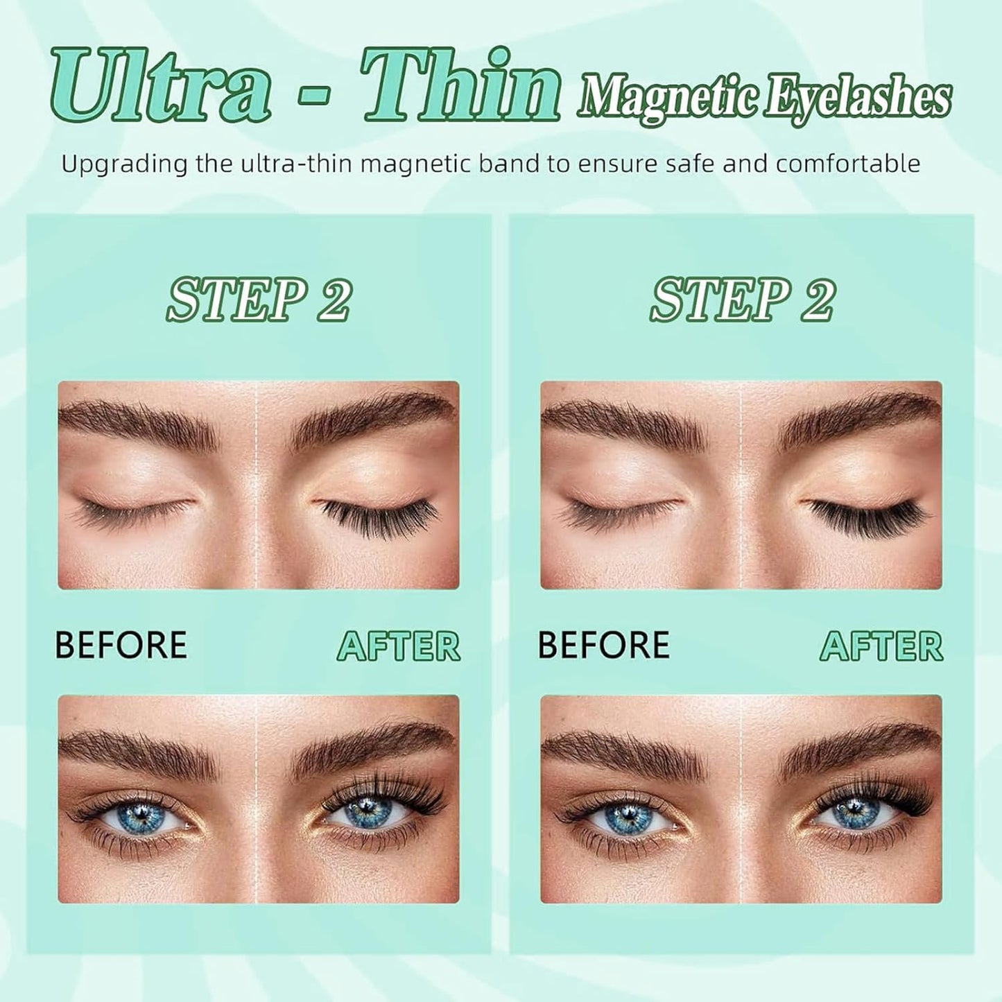 Magnetic Eyelashes with Applicator