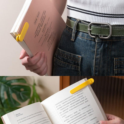 6pcs Silicone Automatic Bookmark