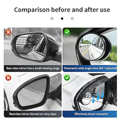 Wide Angle Mirror Rain Guard HD