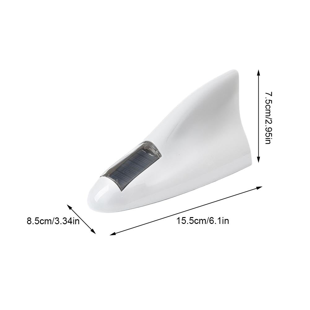 Shark Fin Solar Warning Light for Car