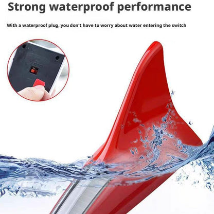Shark Fin Solar Warning Light for Car