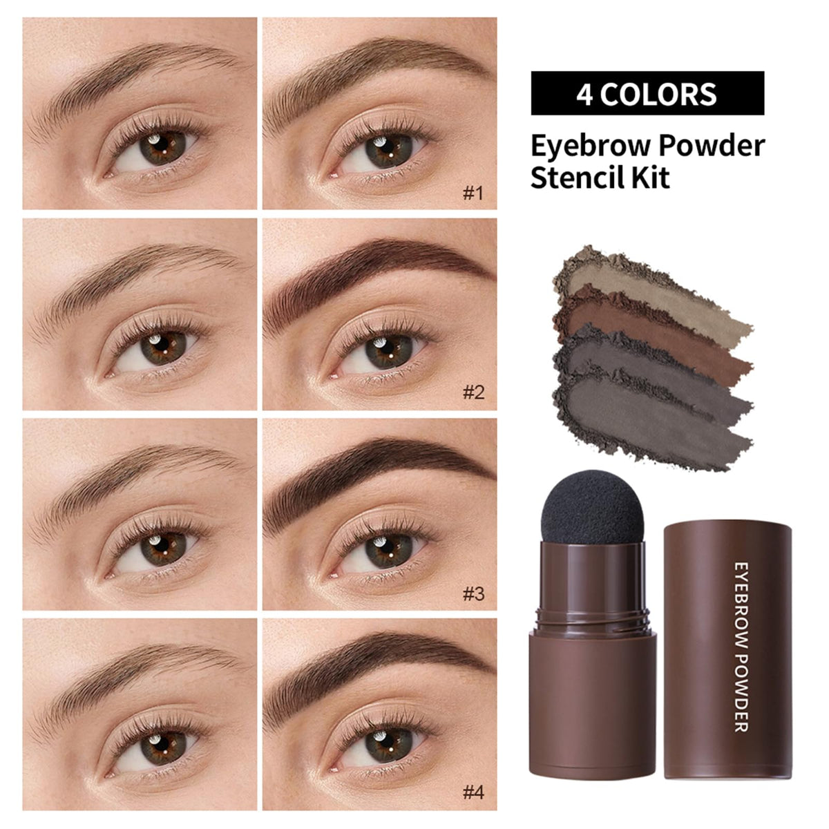 Eyebrow Stamp Stencil Kit