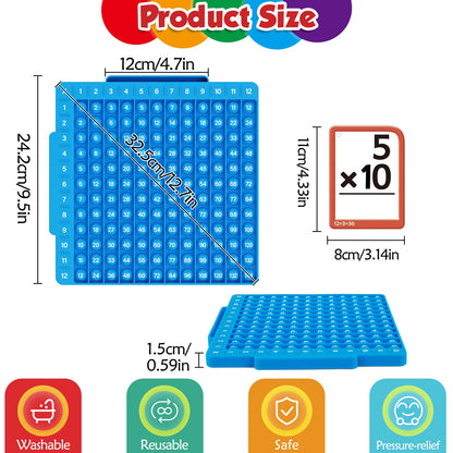 Math Flash Cards + Math Board