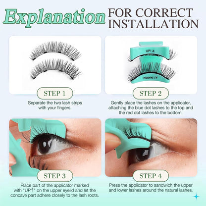 Magnetic Eyelashes with Applicator
