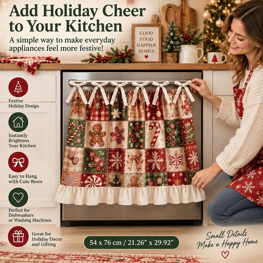 Christmas Patchwork Oven Skirt Curta