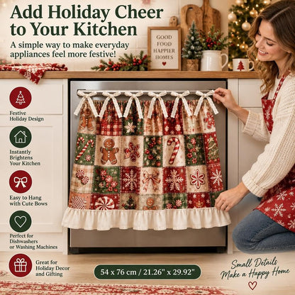 Christmas Patchwork Oven Skirt Curta