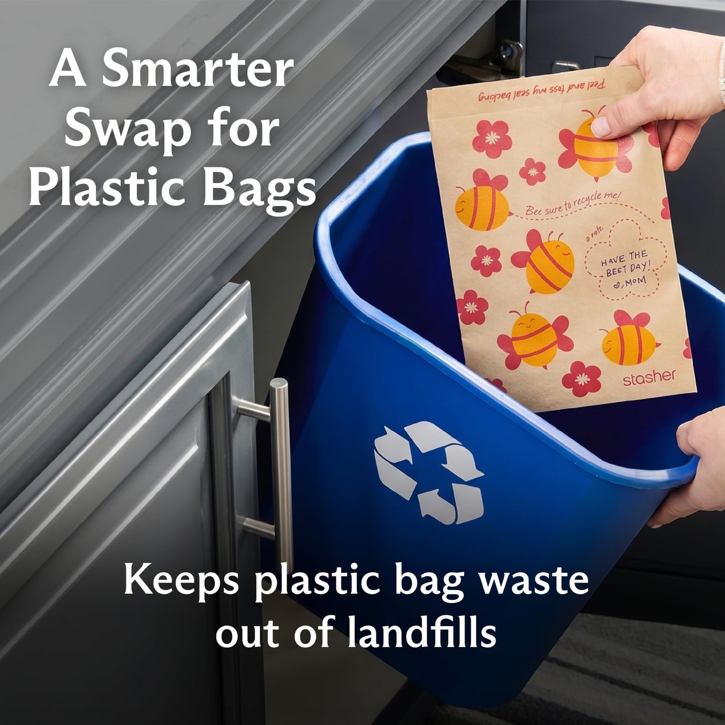 Recyclable Sealable Paper Sandwich Bags for Kids