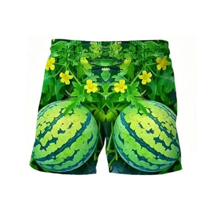 Funny 3D Watermelon Belly T Shirt for Men