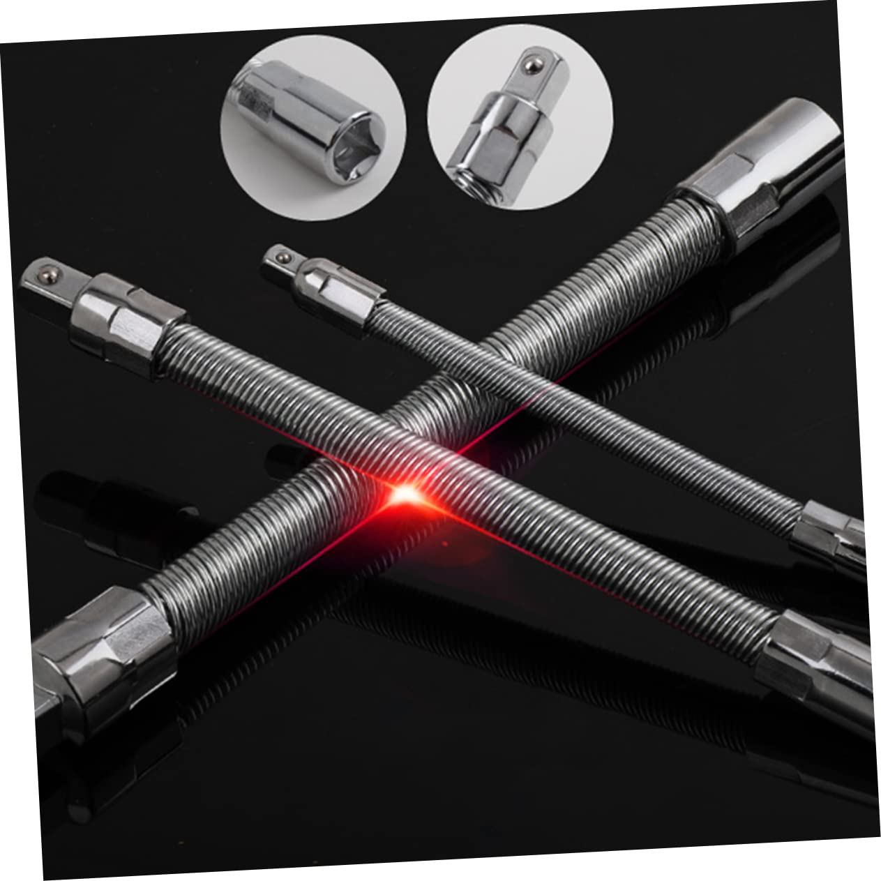 Flexible Spring Steel Bit Extension Rods Set for Electric Drill