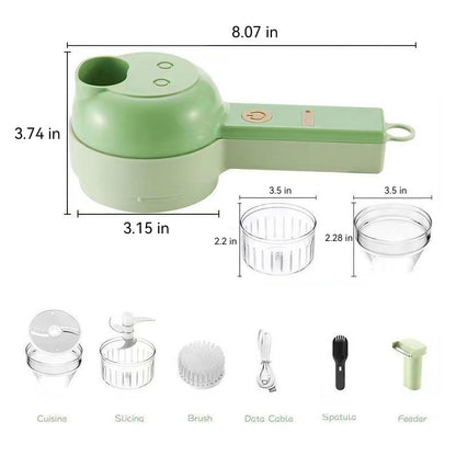 5-in-1 Wireless Electric Vegetable Chopper