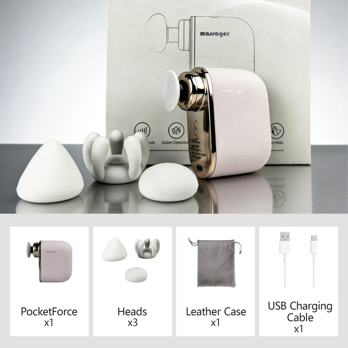 Portable Handheld Muscle Massager