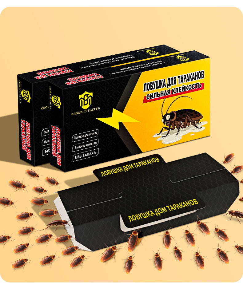 10Pcs Cockroach Traps Indoors - Sticky Roach Traps & Killer, Family & Pet Safe