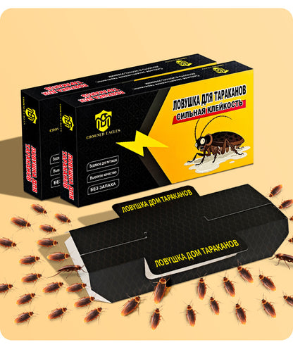 10Pcs Cockroach Traps Indoors - Sticky Roach Traps & Killer, Family & Pet Safe