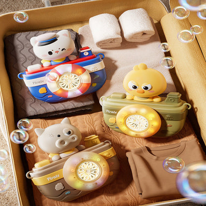 Rechargeable Bubble Machine Set For Kids