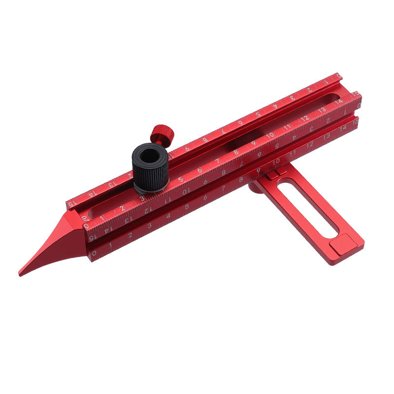 Woodworking Marking Ruler – Adjustable Aluminum Alloy Sliding T-Square