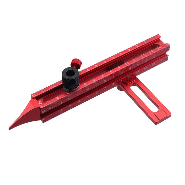 Woodworking Marking Ruler – Adjustable Aluminum Alloy Sliding T-Square