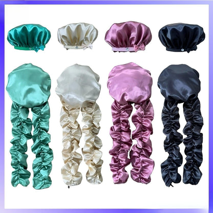 Heatless Curl Satin Bonnet for Sleeping