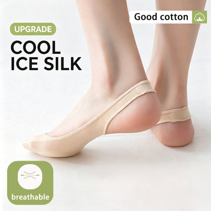 Invisible Socks for Women No Show Low Cut Forefoot Socks Anti Slip Elastic Breathable Liners