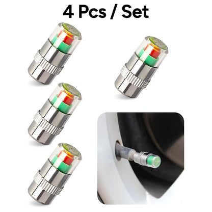 8 PCS Tire Pressure Monitor Valve Stem Caps