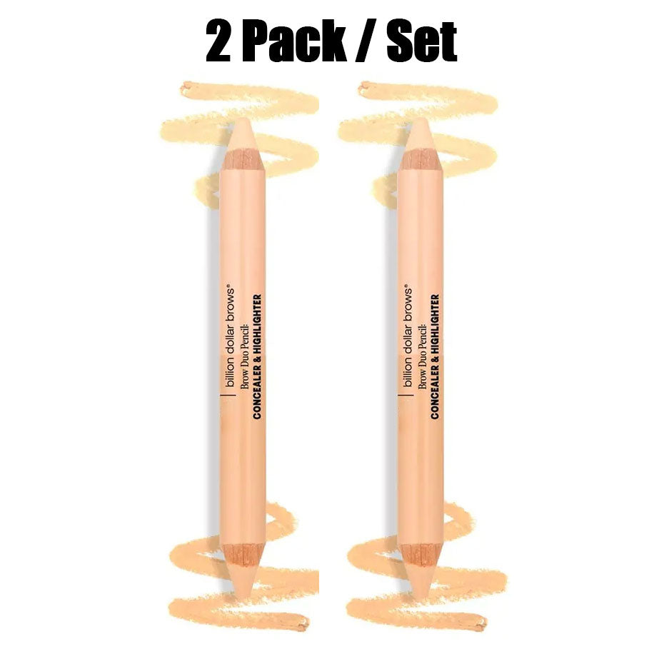 Duo Ends Contour Pencil Highlighter, Multi Functional Facial Contour-2 Pack