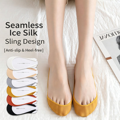 Invisible Socks for Women No Show Low Cut Forefoot Socks Anti Slip Elastic Breathable Liners