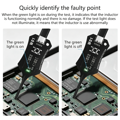High-Precision Motherboard Coil Testing Tool With Type-C Power Supply