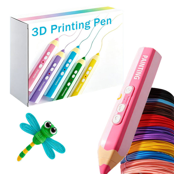 3D Printing Pen — Includes 3D Printing Pen And 5 Rolls Of PCL Filament