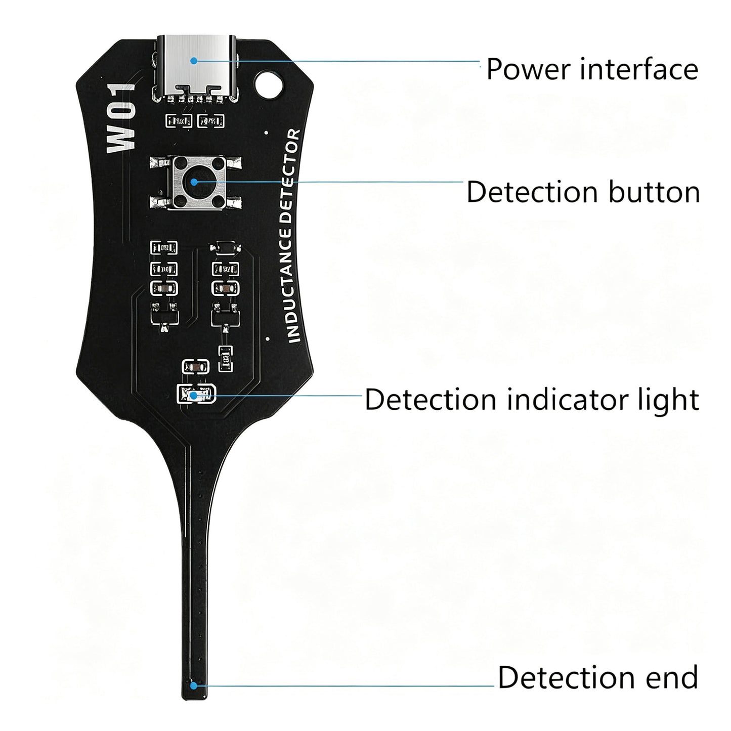 High-Precision Motherboard Coil Testing Tool With Type-C Power Supply