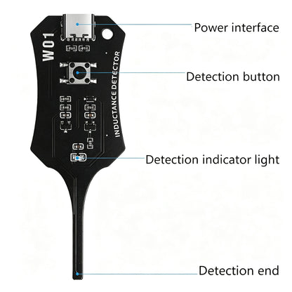 High-Precision Motherboard Coil Testing Tool With Type-C Power Supply