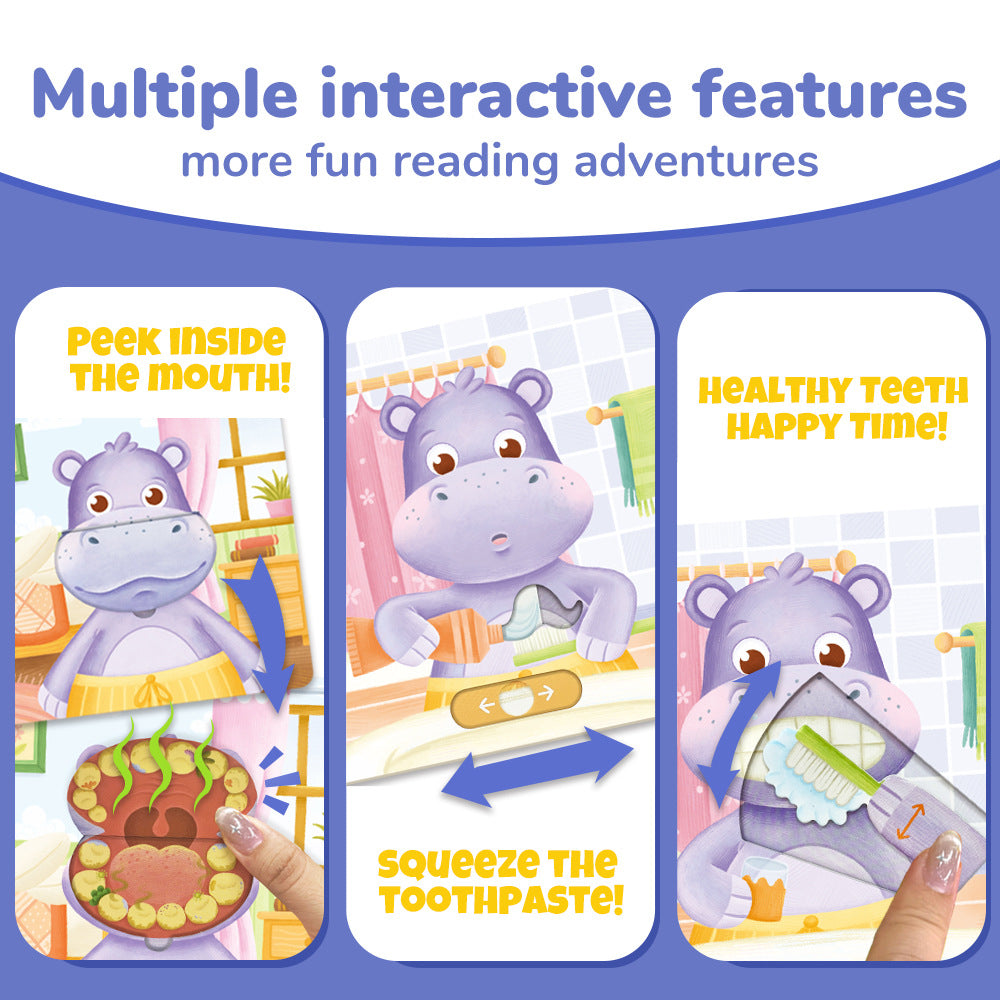 Interactive Book For Children-Early Learning Book For Cultivating Personal Habits